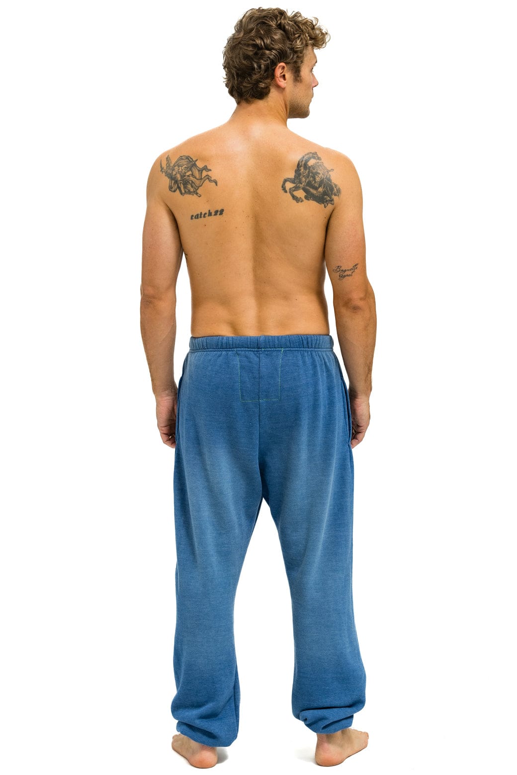 ESSENTIAL SWEATPANTS - FADED WATER