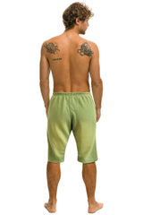 ESSENTIAL MENS SWEATSHORTS - FADED ARMY