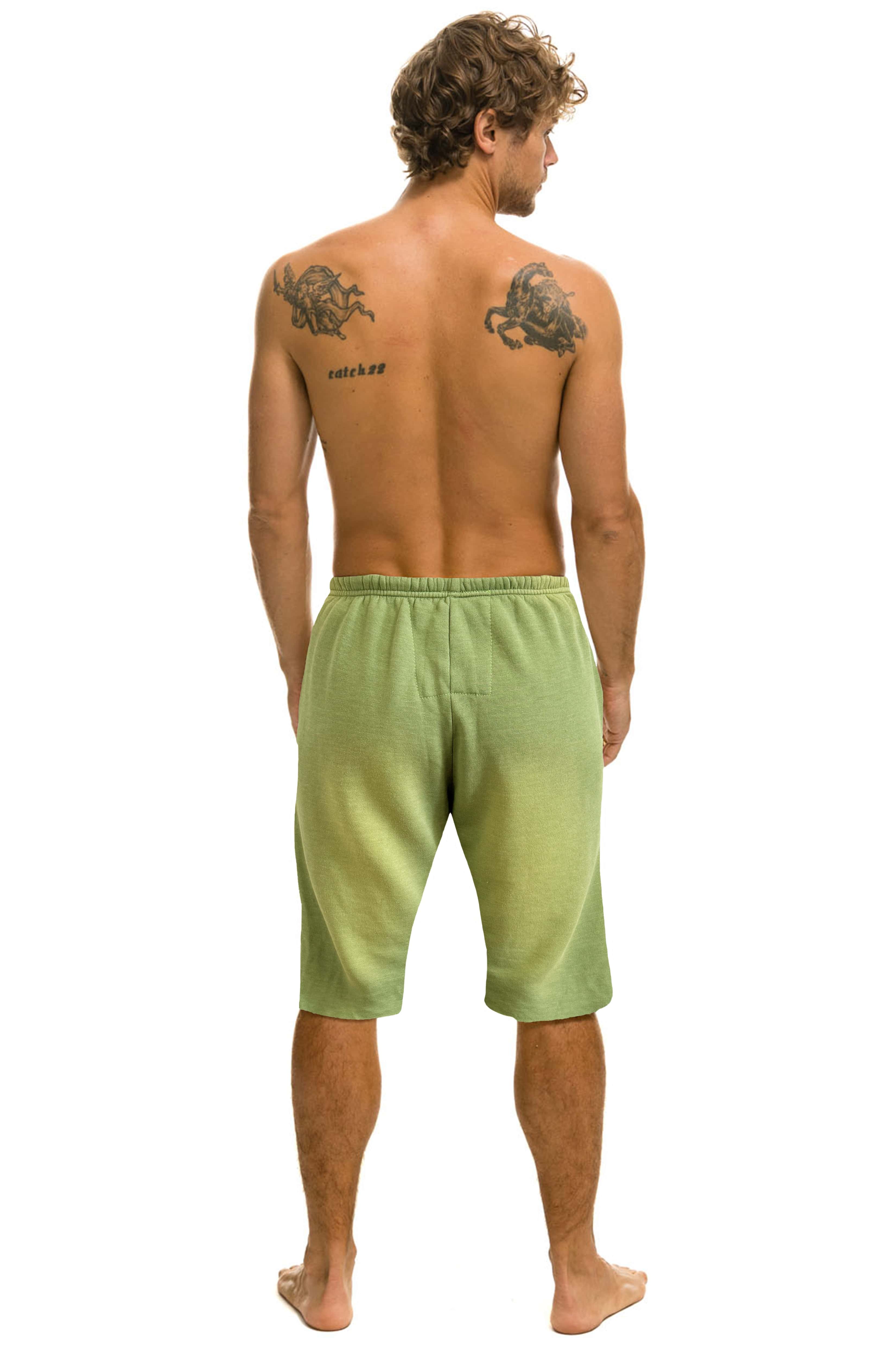 VINTAGE LOGO MENS SWEATSHORTS - FADED ARMY