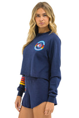 TEXAS RANGERS WOMEN'S LOUNGER SHORT - NAVY