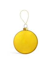 STOKED BOLT SMILEY BLOWN GLASS ORNAMENT