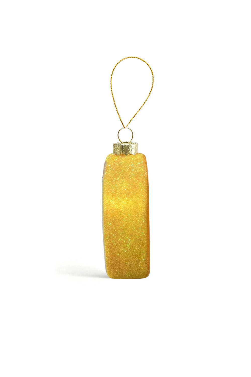 STOKED BOLT SMILEY BLOWN GLASS ORNAMENT
