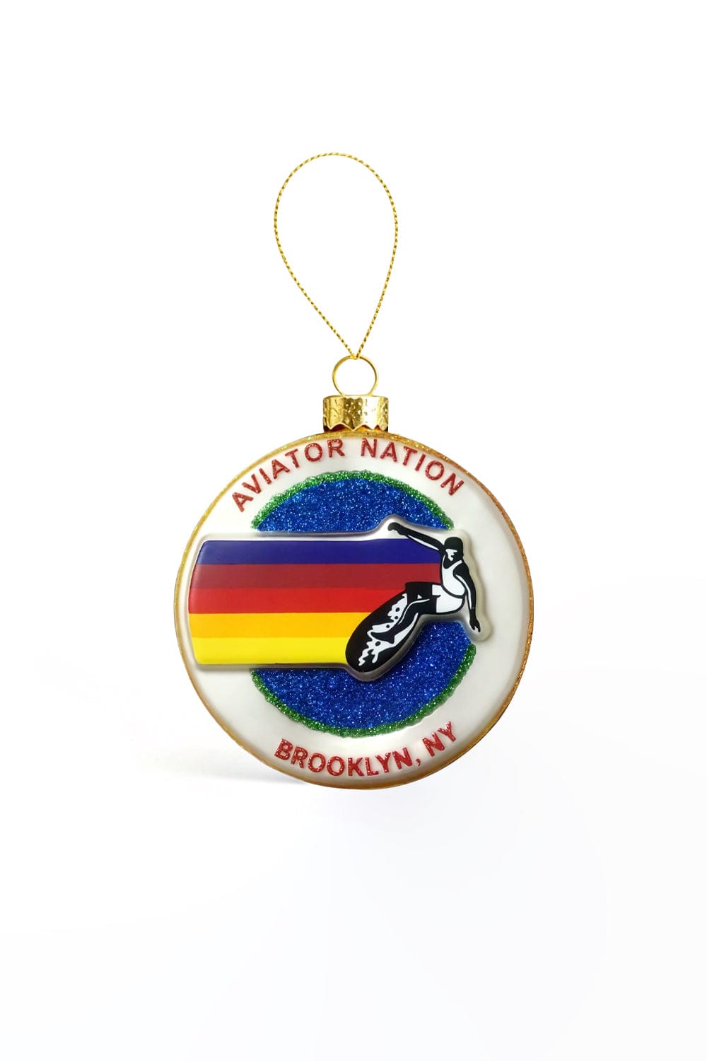 AVIATOR NATION BROOKLYN - BLOWN GLASS ORNAMENT