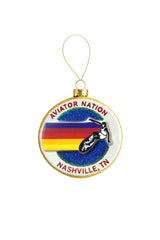 AVIATOR NATION NASHVILLE - BLOWN GLASS ORNAMENT