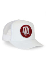 UNIVERSITY OF OKLAHOMA VINTAGE LOW RISE TRUCKER - WHITE