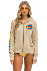 AVIATOR NATION MANHATTAN BEACH HOODIE - SAND