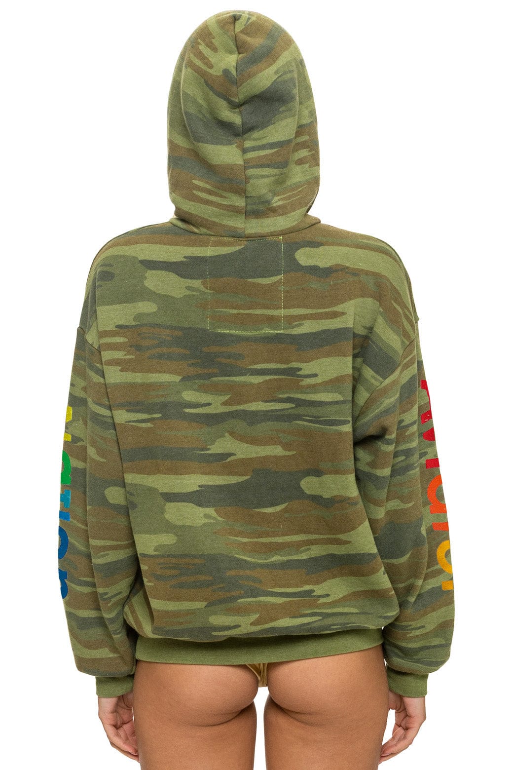 AVIATOR NATION RELAXED PULLOVER HOODIE - CAMO
