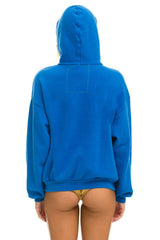BOLT HEART PULLOVER RELAXED HOODIE - ADVENTURE BLUE