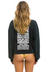 GARDEN STATE CONCERT CREW SWEATSHIRT RELAXED - CHARCOAL