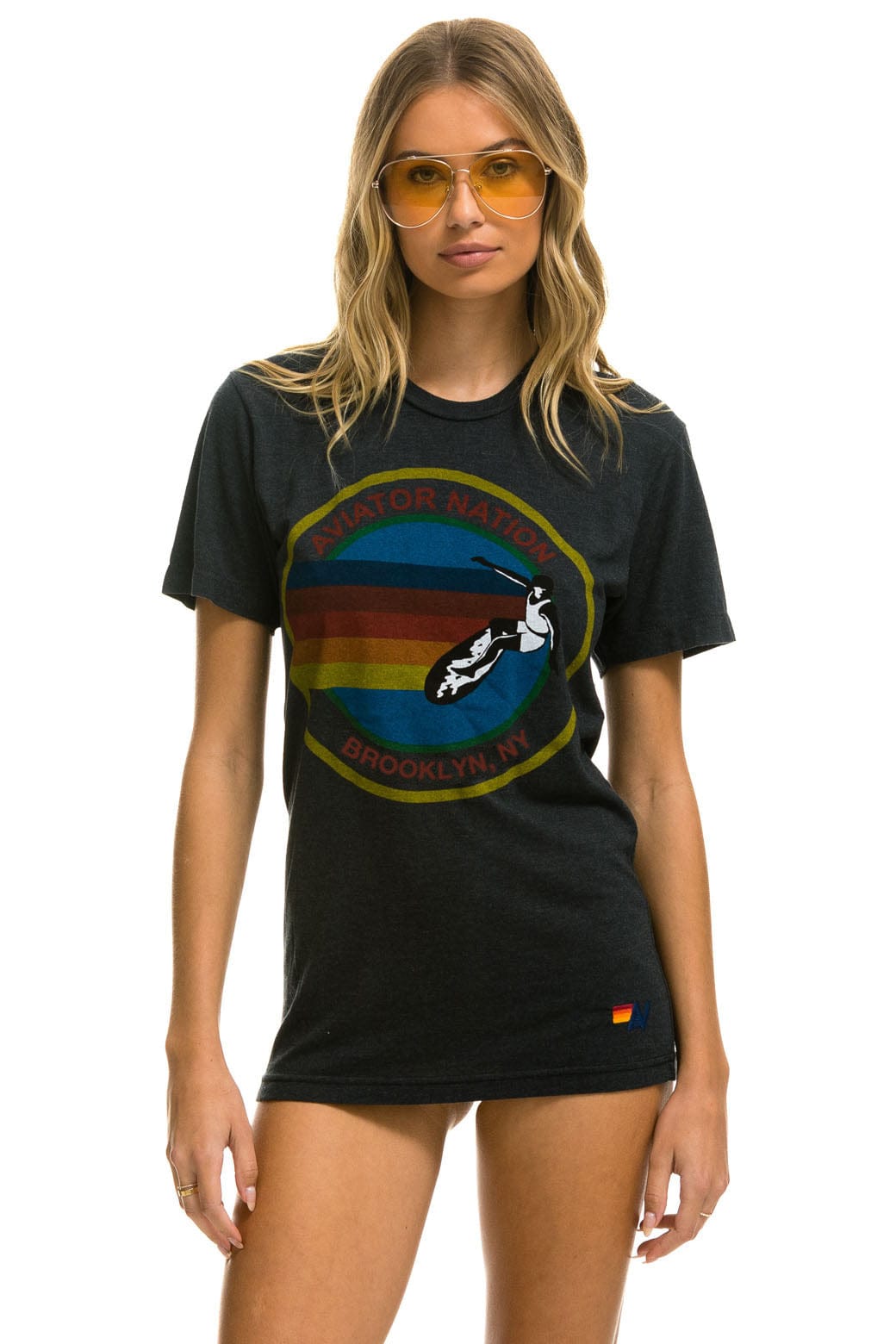 SIGNATURE BROOKLYN TEE - CHARCOAL