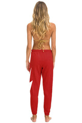 UNIVERSITY OF ALABAMA BOLT SWEATPANTS - CRIMSON