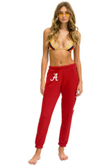 UNIVERSITY OF ALABAMA BOLT SWEATPANTS - CRIMSON