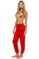 BANDANA SWEATPANTS - RED