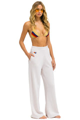 WIDE LEG POCKET SWEATPANTS - DOVE