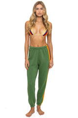 5 STRIPE SWEATPANTS - PALM