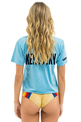 BOURBON AND BEYOND 2025 BOYFRIEND TEE - AQUA