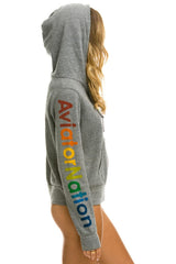 AVIATOR NATION ASPEN HOODIE - HEATHER GREY