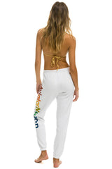 AVIATOR NATION AUSTIN SWEATPANTS - WHITE