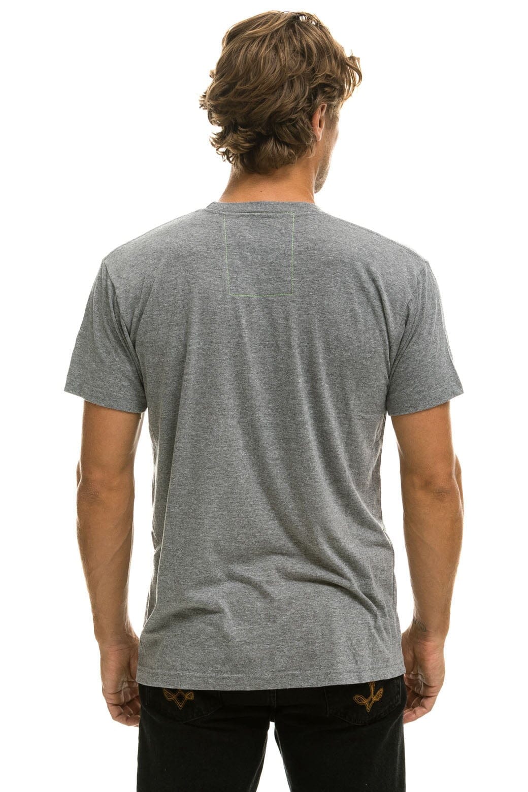 AVIATOR NATION AUSTIN TEE - HEATHER GREY