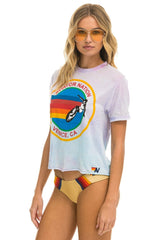 AVIATOR NATION BOYFRIEND TEE - TIE DYE BUBBLEGUM
