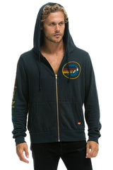 AVIATOR NATION HAMPTONS HOODIE - CHARCOAL