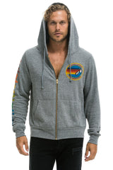 AVIATOR NATION HAMPTONS HOODIE - HEATHER GREY