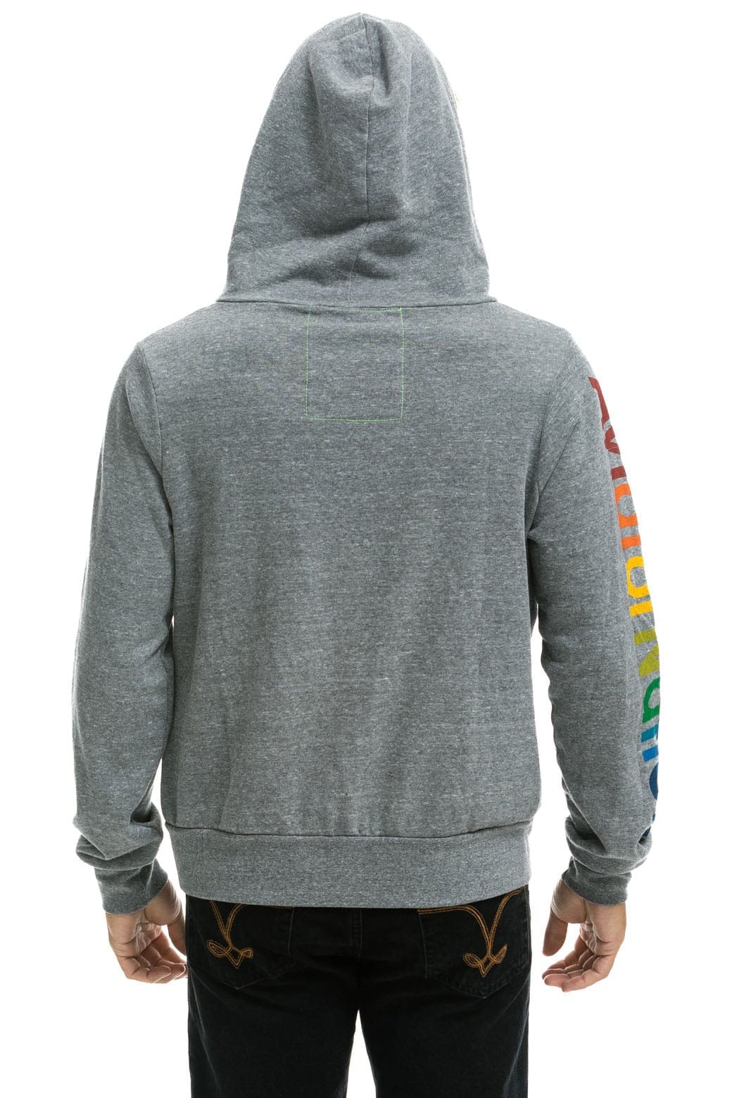 AVIATOR NATION MILL VALLEY HEATHER GREY HOODIE - HEATHER GREY