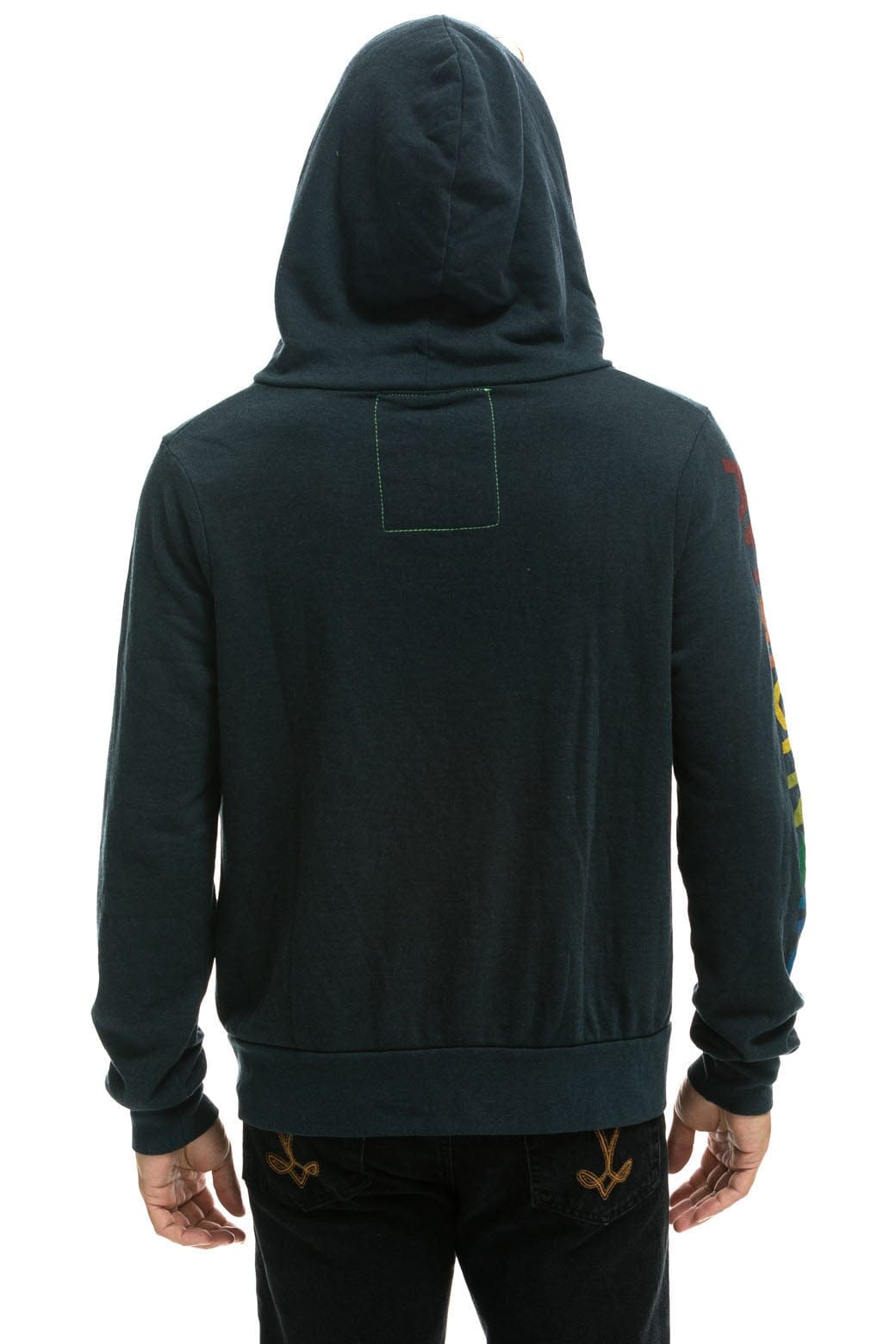 AVIATOR NATION LA JOLLA ZIP HOODIE - CHARCOAL