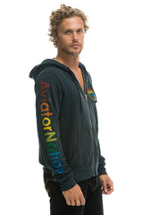 AVIATOR NATION LAGUNA BEACH HOODIE - CHARCOAL