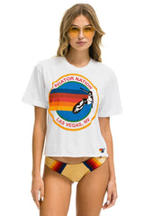 SIGNATURE LAS VEGAS BOYFRIEND TEE - WHITE