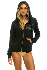 AVIATOR NATION MALIBU HOODIE - CHARCOAL