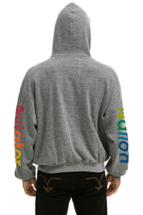 AVIATOR NATION NEW YORK CITY RELAXED PULLOVER HOODIE - HEATHER GREY