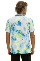 AVIATOR NATION POLO - TIE DYE YELLOW