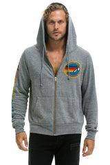 AVIATOR NATION SAN FRANCISCO HOODIE - HEATHER GREY