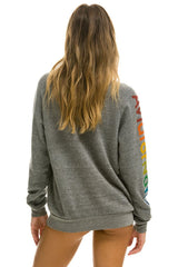 AVIATOR NATION SWEATSHIRT ASPEN - HEATHER GREY