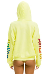 AVIATOR NATION VAIL RELAXED PULLOVER HOODIE - NEON YELLOW
