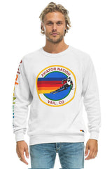 AVIATOR NATION VAIL SWEATSHIRT - WHITE