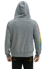 AVIATOR NATION VAIL ZIP HOODIE - HEATHER GREY