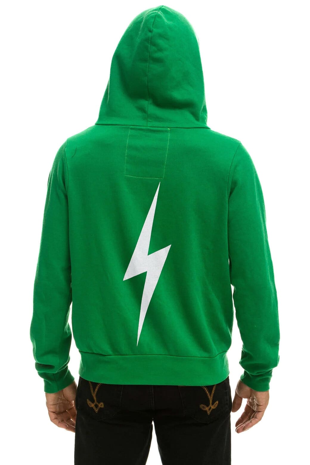 BOLT HOODIE - KELLY GREEN // WHITE