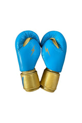 BOXING GLOVES - BLUE // GOLD