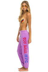 GOV BALL 2024 UNISEX SWEATPANTS - NEON PURPLE