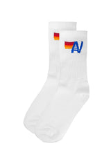 LOGO SOCK - WHITE