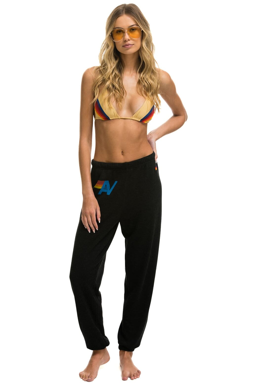 LOGO SWEATPANTS - BLACK
