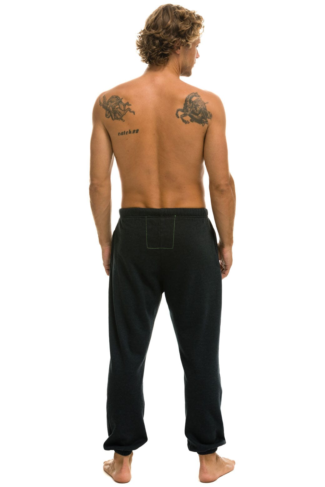 LOGO SWEATPANTS - CHARCOAL