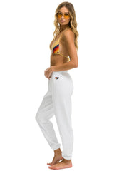 LOGO SWEATPANTS - WHITE
