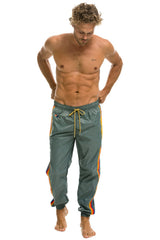 MEN'S 4 STRIPE WIND PANT - SEDONA GREY