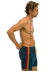 MEN'S 5 STRIPE FLEX SHORTS - DEEP OCEAN