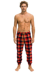 UNISEX PLAID LODGE PANT - RUGBY PLAID