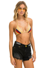 MID RISE BOYFRIEND CUTOFF KEEP SMILING JEAN SHORTS - VINTAGE BLACK