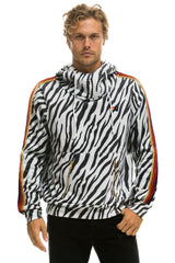NINJA PULLOVER HOODIE - ZEBRA